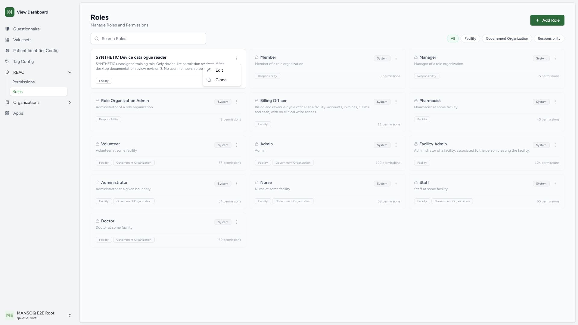 Open the custom role Edit action in the wide desktop catalogue. Actual MANSOQ Chrome desktop1920 by1080 synthetic training capture.