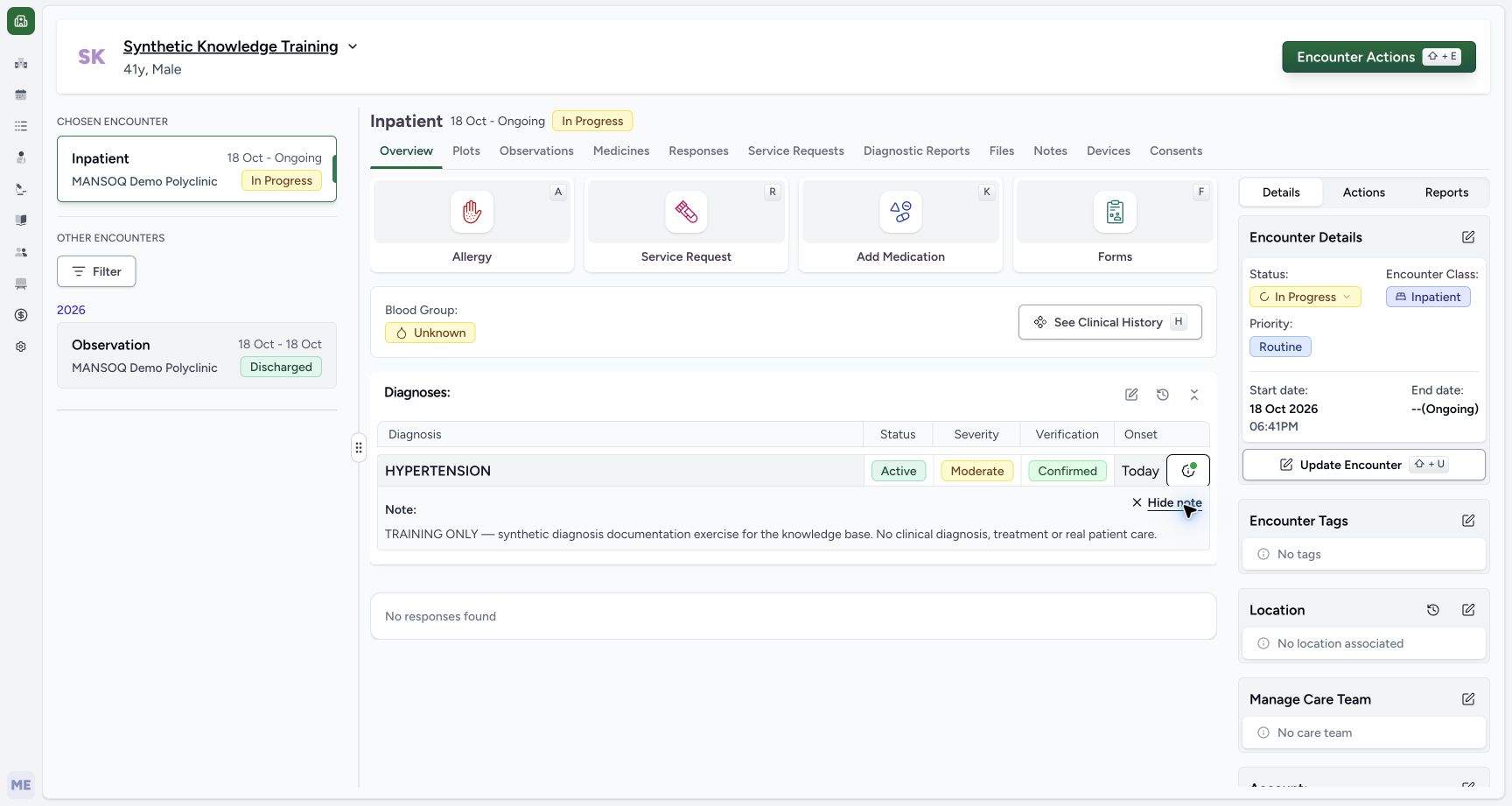 Saved diagnosis and expanded note on Overview. Actual MANSOQ software with explicitly synthetic local training data.