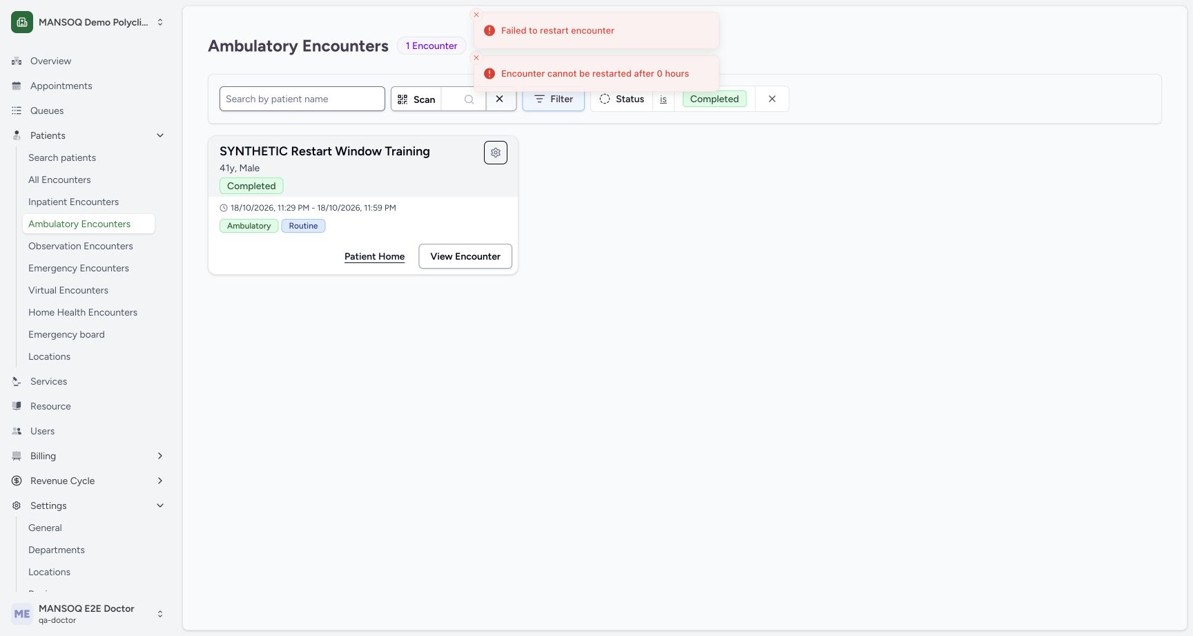 Recognize the actual configured refusal. Actual MANSOQ wide desktop.