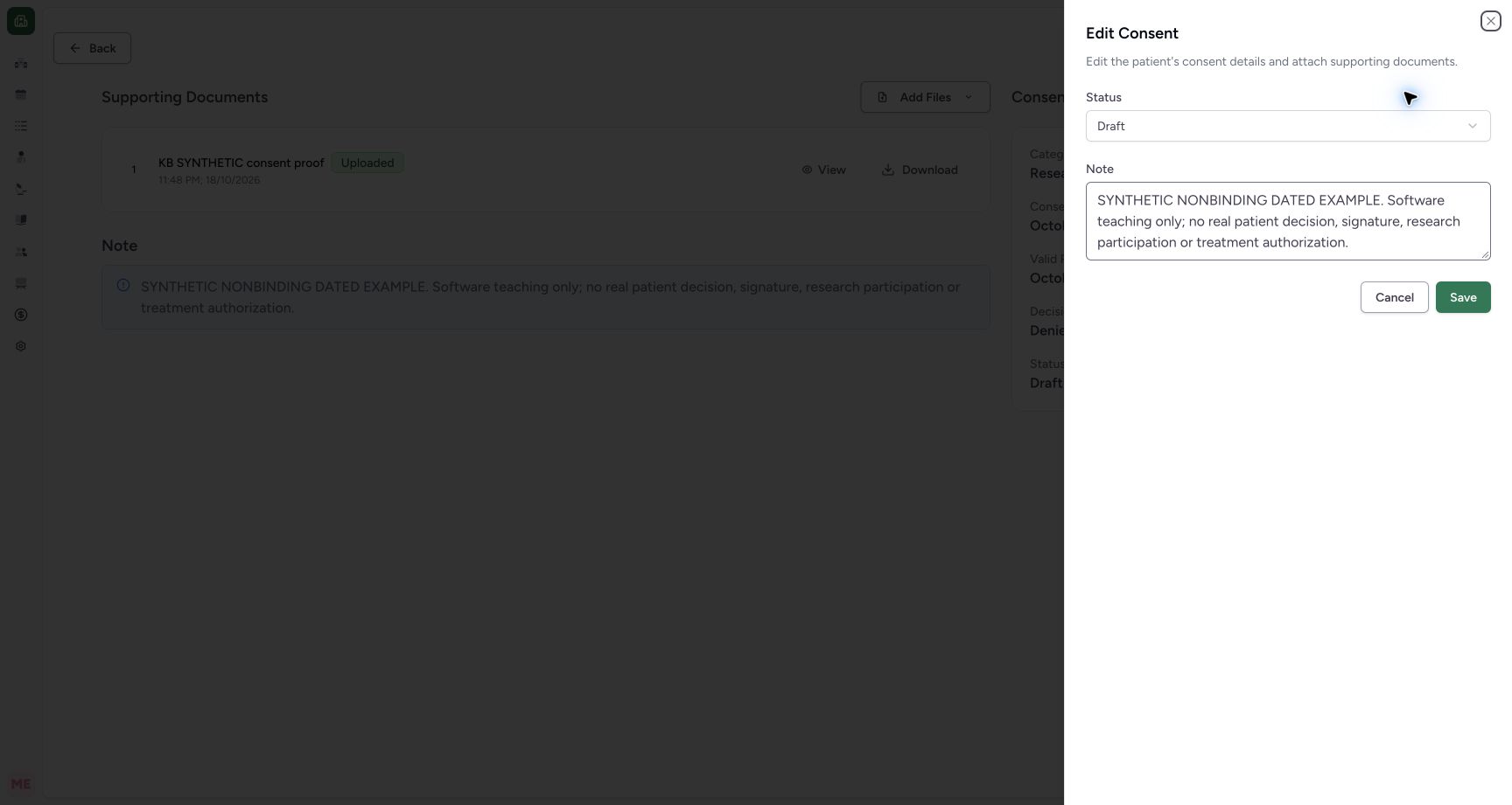 Inspect editable status and note. Actual 1728 by 921 MANSOQ desktop workflow.