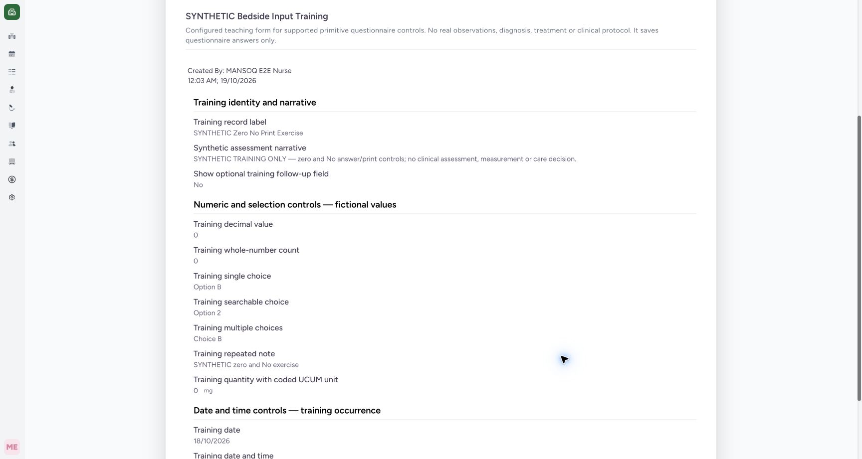 Verify the single-response saved PDF. Actual MANSOQ desktop screenshot.