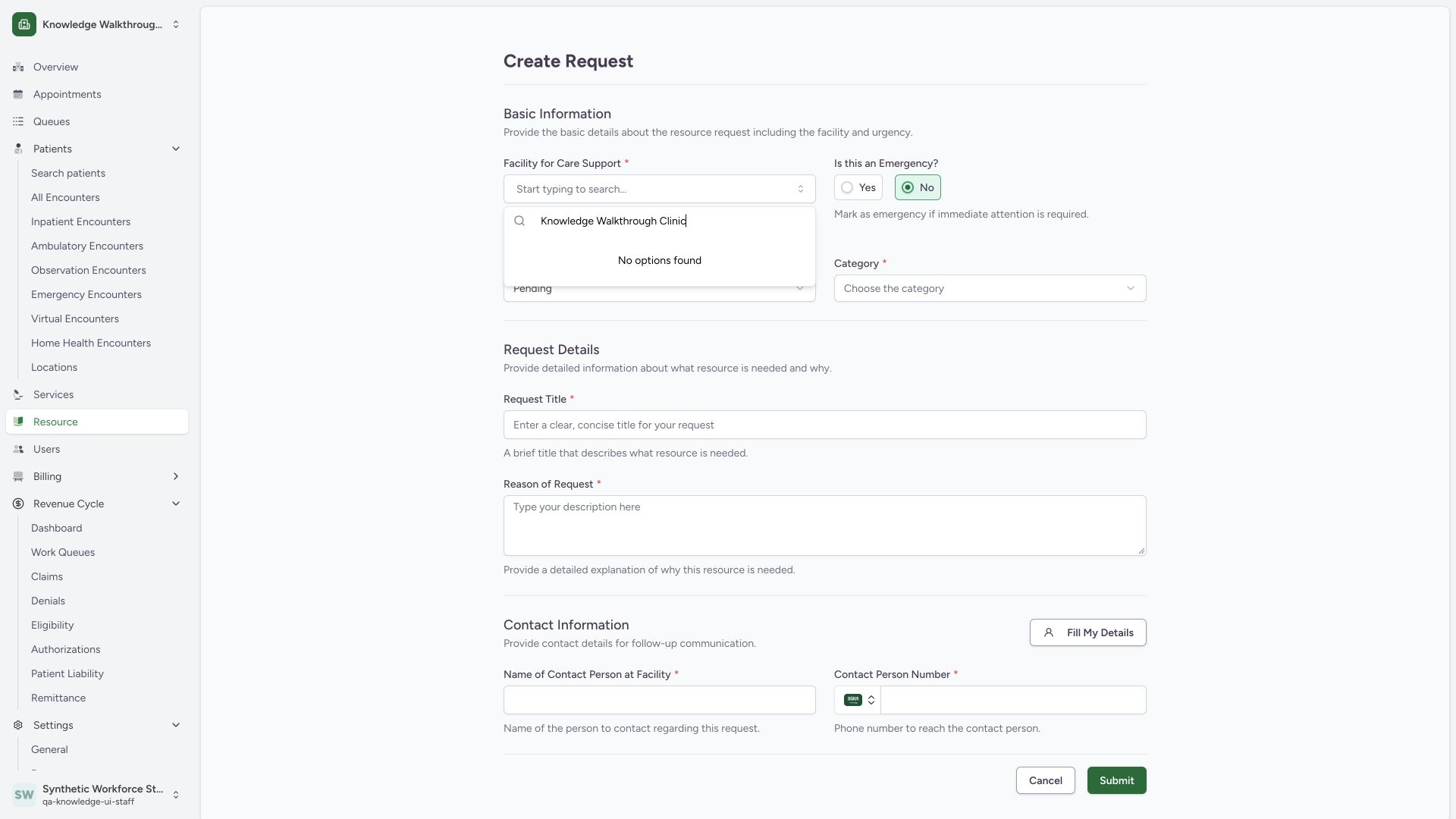 Recognize an unavailable private support facility. Actual wide MANSOQ synthetic Staff own-origin synthetic resource coordination, comments and request letter view.