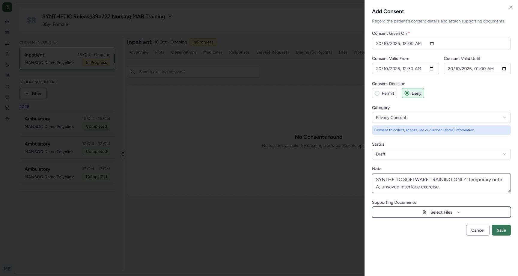 Temporary note a after blur on the explicitly fictional Consent metadata example