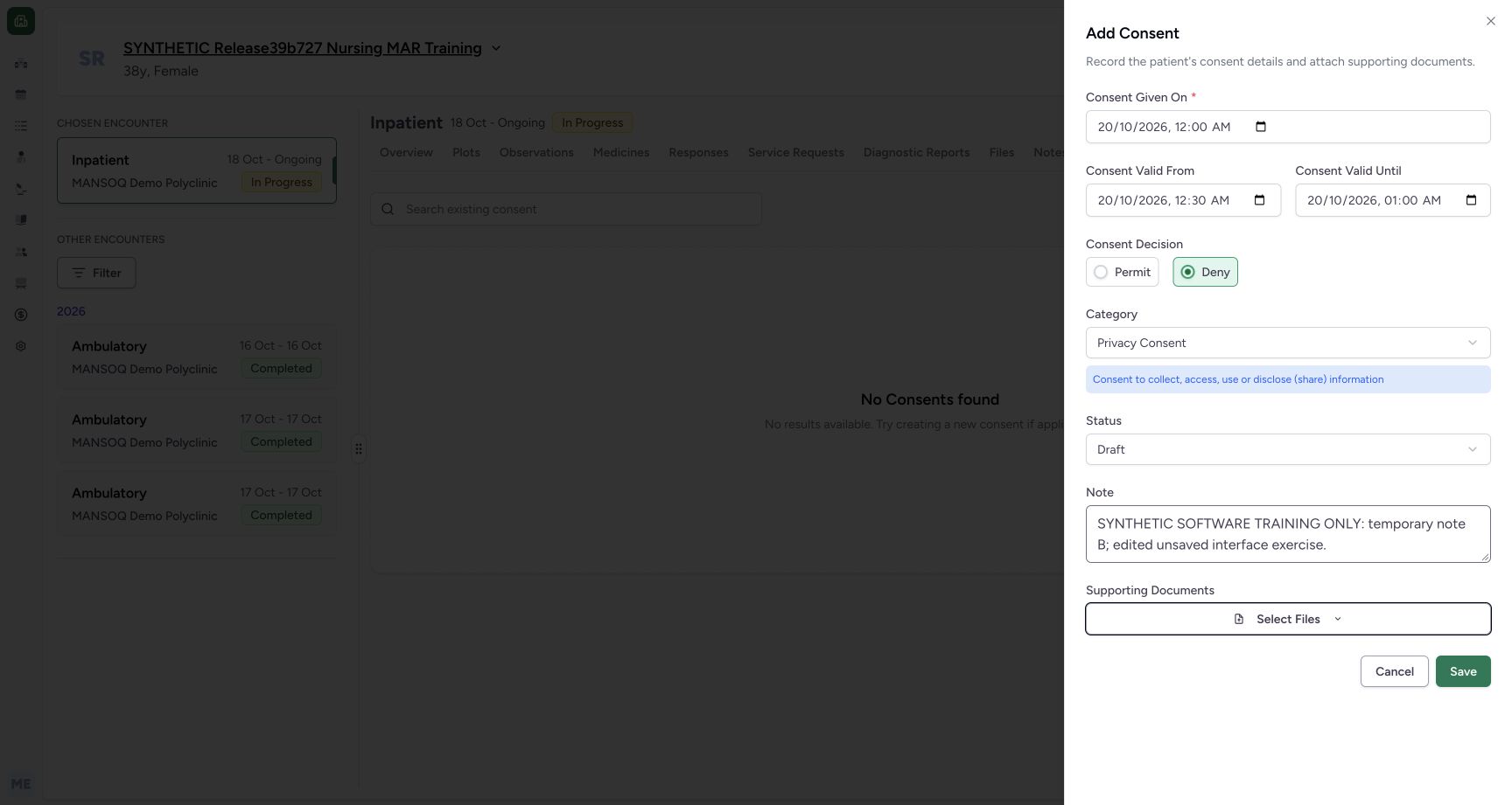 Temporary note b edited after blur on the explicitly fictional Consent metadata example