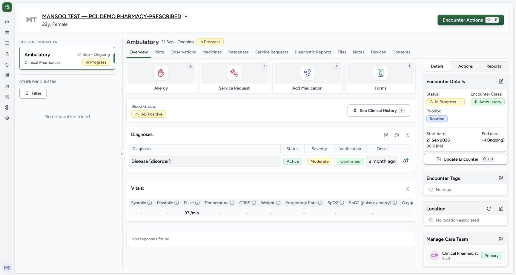 Return overview after single submit in a fictional software-training example