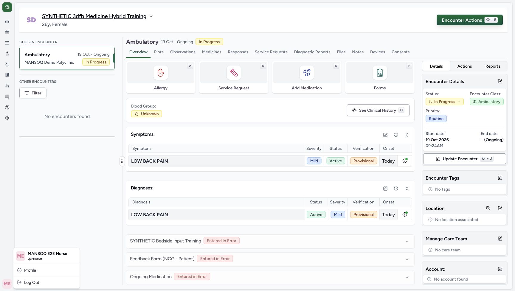 Check the authorized Nurse and intended case. Genuine wide original MANSOQ Nurse view of an explicitly fictional attachment software exercise.