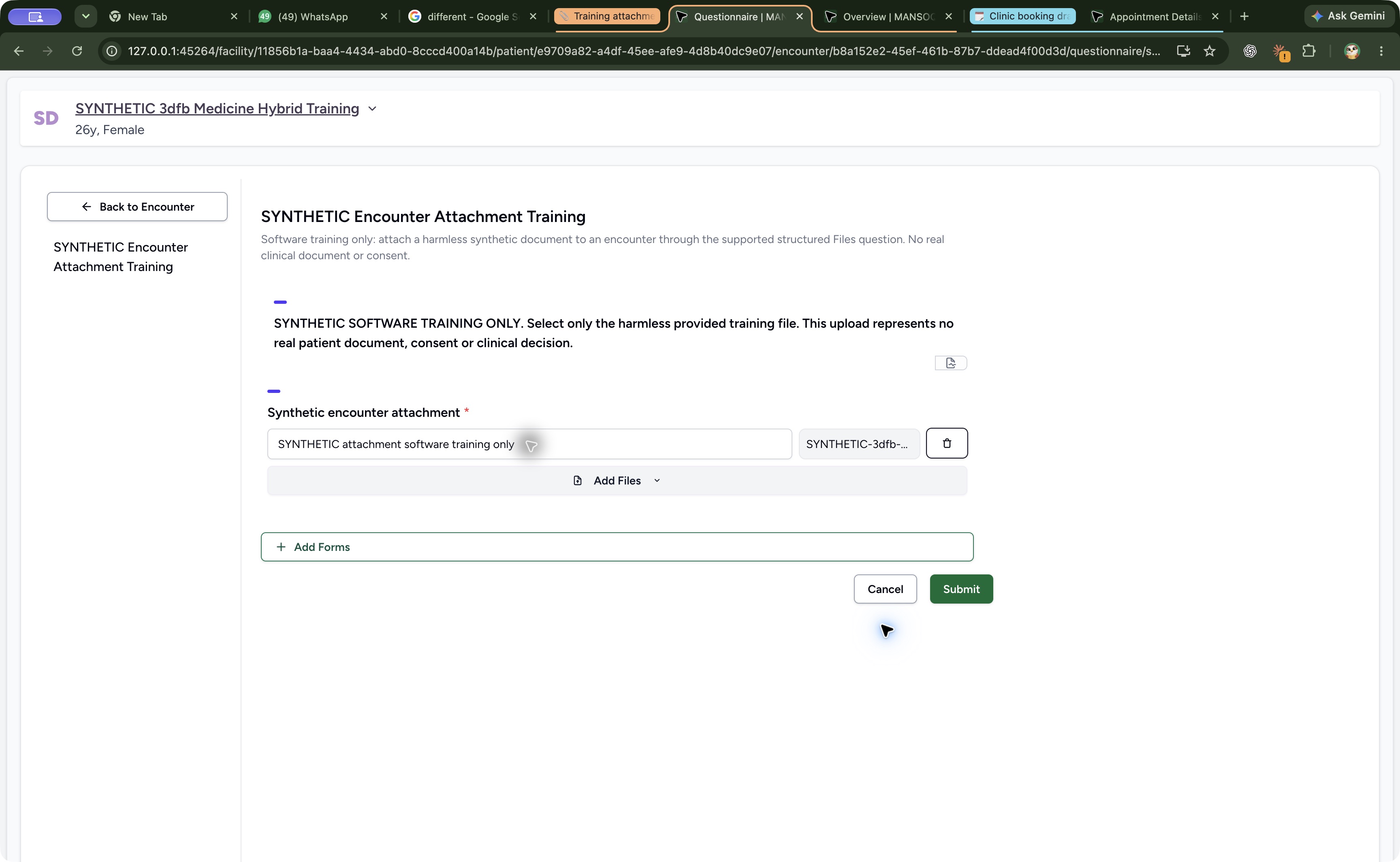 Review one named file before the upload. Genuine wide original MANSOQ Nurse view of an explicitly fictional attachment software exercise.