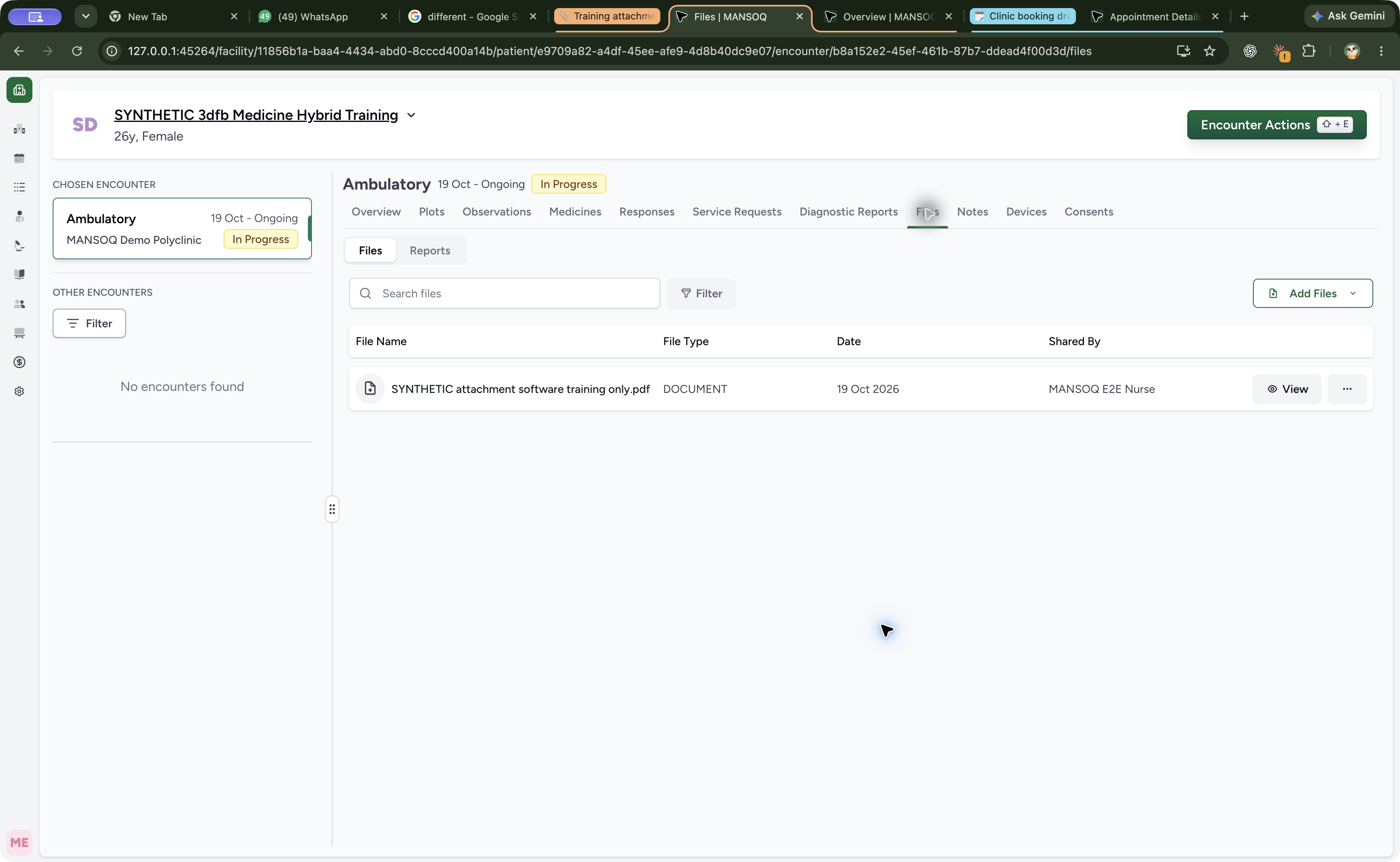 Find the saved file and its recorder. Genuine wide original MANSOQ Nurse view of an explicitly fictional attachment software exercise.