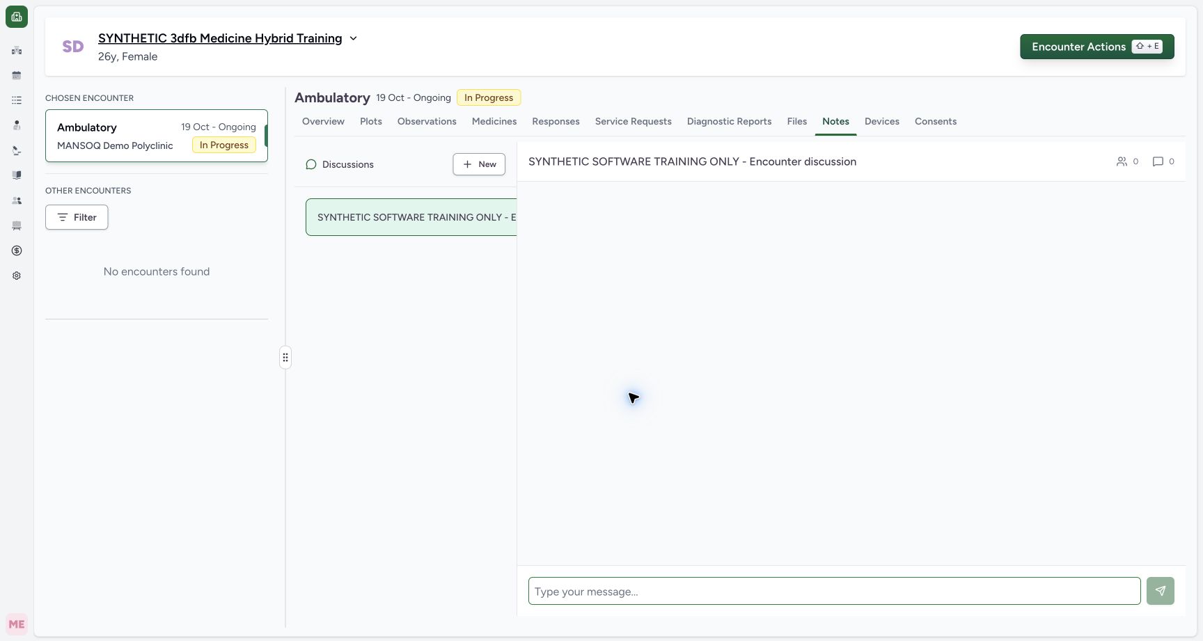 Single created thread after duplicate cancel on the synthetic training case